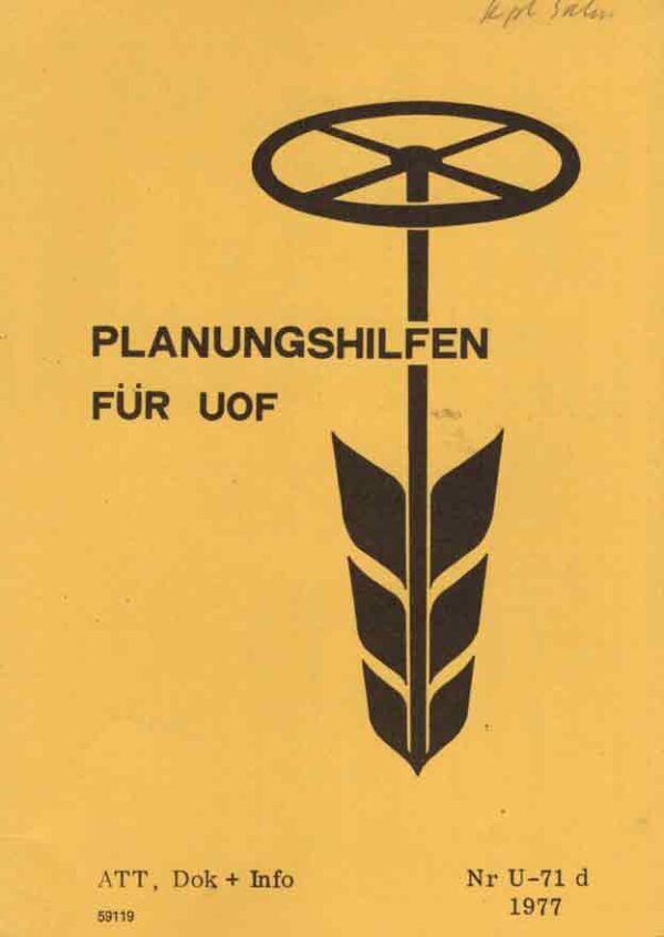 Planungshilfen für UOF, Mb U-71d