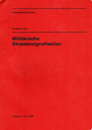 Militärische Strassensignalisation, Mb 61.23d