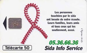 FR, France Telecom, SIDA, 50, Telefonkabel rot