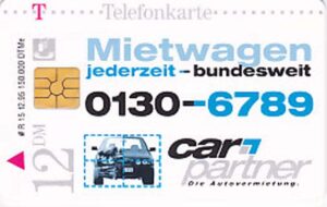 DE, Telecom, 12DM, Mietwagen, car partner