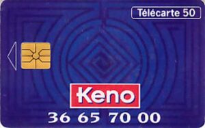 FR, France Telecom, 50, Keno, Ornament blau