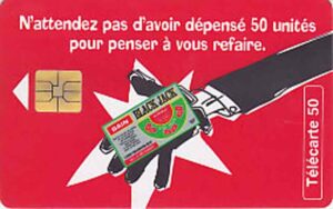 FR, France Telecom, Black Jack, 50, Hand, Chip