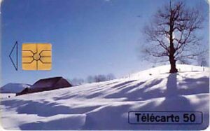 FR, France Telecom, 50, Winterlandschaft, Baum