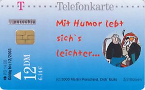 DE, Telecom, 12DM, Mit Humor lebt sich's leichter