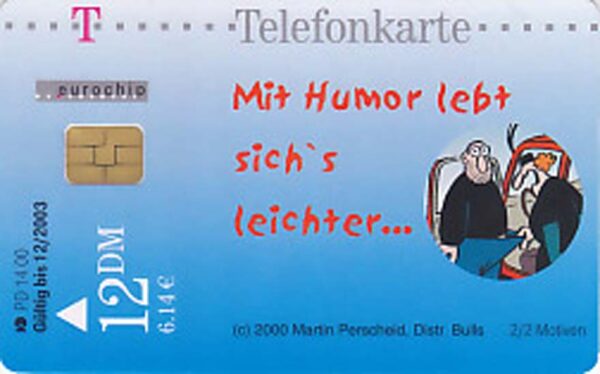 DE, Telecom, 12DM, Mit Humor lebt sich's leichter