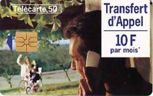 FR, France Telecom, transfert d'appel, 50, Mann, Familie mit Velo