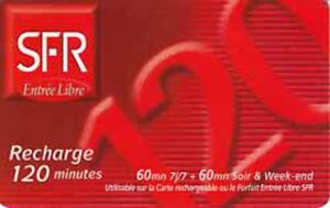 FR, SFR cegetel, 120, Karte rot