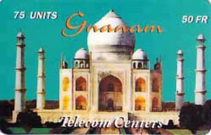 FR, telecom centers, Taj Mahal, 50FR, türkis