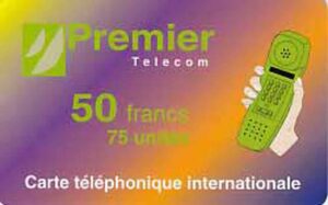 FR, Premier Telecom, 050, Telefonhörer, orange/violette