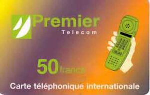 FR, Premier Telecom, 050, Telefonhörer, orange/schwarz