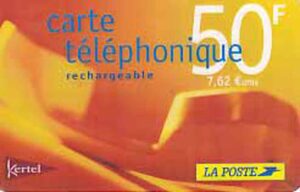 FR, Kertel, 50, Telefonhörer, la poste, orange