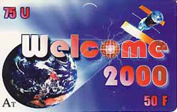 FR, AT, 075, Erde, Satellit, Welcome 2000