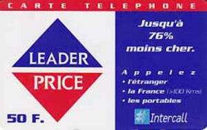 FR, Intercall, 50F, Leader price, 76%