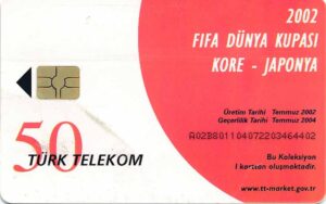 TR, Türktelekom, rot, 050, FIFA, Kore-Japonya, 2002