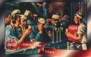 US, Sprint, Cola, $1, Bar, Theke, Männer, 1944