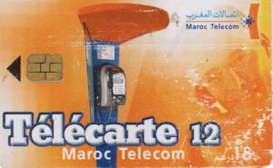 MA, MarocTelecom, 18dh, Telefonkabine, No12