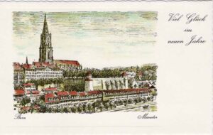 CH, Bern, Münster, Neujahrskarte