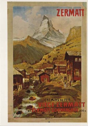 CH, Zermatt, Matterhorn, 1898