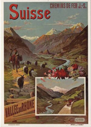CH, Suisse, Vallée du Rhône 1895
