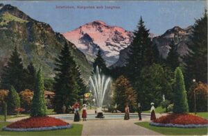 CH, Interlaken, Kurgarten, Jungfrau