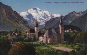 CH, Interlaken, Englische und Katholische Kirche