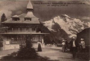 CH, Interlaken, Restaurant Harderkulm, Jungfrau