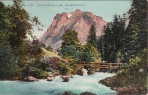 CH, Lütschine und Wetterhorn