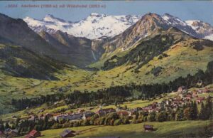 CH, Adelboden, Dorf mit Wildstrubel