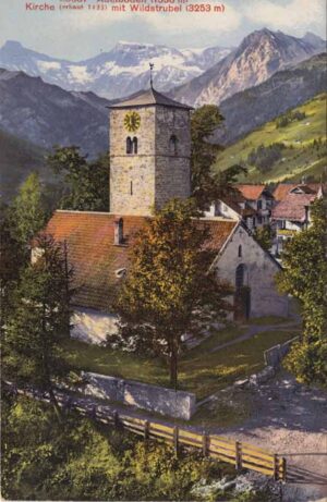 CH, Adelboden, Kirche, Wildstrubel