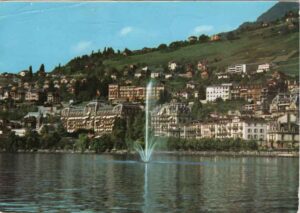 CH, Montreux, Der Wasserstrahl