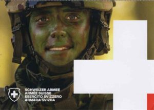 CH, Schweizer Armee, Soldatin