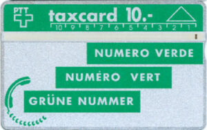 CH, PTT, 10, Grüne Nummer