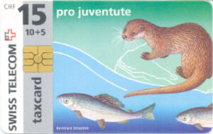 CH, Pro Juventute, 15, Fisch/Otter