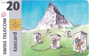 CH, swiss telecom, Kabinen1, CHF20, Matterhorn
