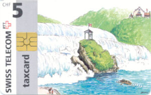 CH, swiss telecom, Kabinen1, CHF05, Rheinfall