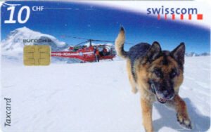 CH, swisscom, Hund, 10CHF, Helicopter