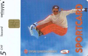 CH, swiss telecom, sportcard, CHF5, Snowbord