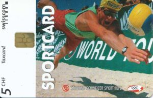 CH, swisscom, sportcard, 5CHF, Beachvolleyball