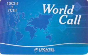 CH, Lycatel, 10+7CHF, WorldCall blau