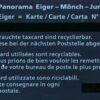 CH, PTT, Eiger/Mönch/Jungfrau, 10, No1 Eiger