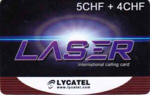 CH, Lycatel, Laser, 5+4CHF, Licht, weiss