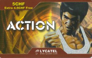 CH, Lycatel, Action, 5+4.5CHF, Kämpfer, extra