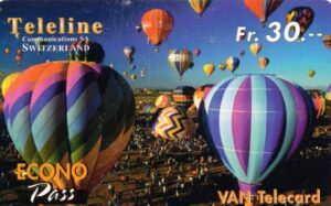 CH, Teleline, Fr30, Ballone, Flugtag