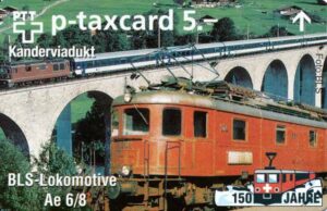 CH, PTT, 150-Bahn, 5, BLS-Lokomotive Ae6/8