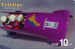 CH, Teleline, Sport, CHF10, 4er Bob, violette
