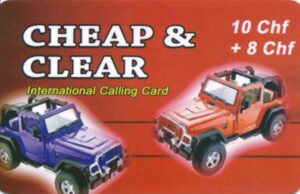 CH, Cheap&Clear, 10+8Chf, Jeep