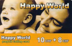 CH, HappyWorld, 10+8CHF, Mutter, Kind