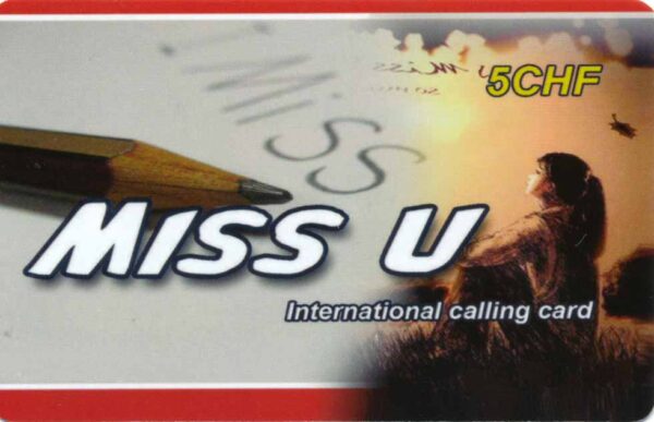 CH, Miss-U, 5CHF, Frau, Bleistift