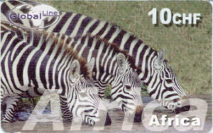 CH, GlobalLine, 10CHF, Zebra, Africa