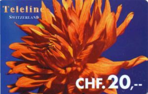 CH, Teleline, CHF20, Blume rot